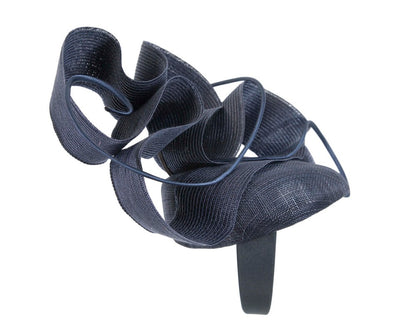 Navy designers racing fascinator by Fillies Collection S233