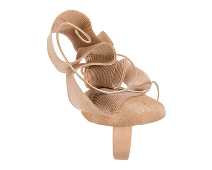 Nude designers racing fascinator by Fillies Collection