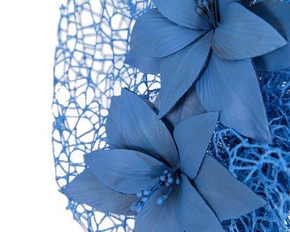 Staggering royal blue racing fascinator by Fillies Collection-2