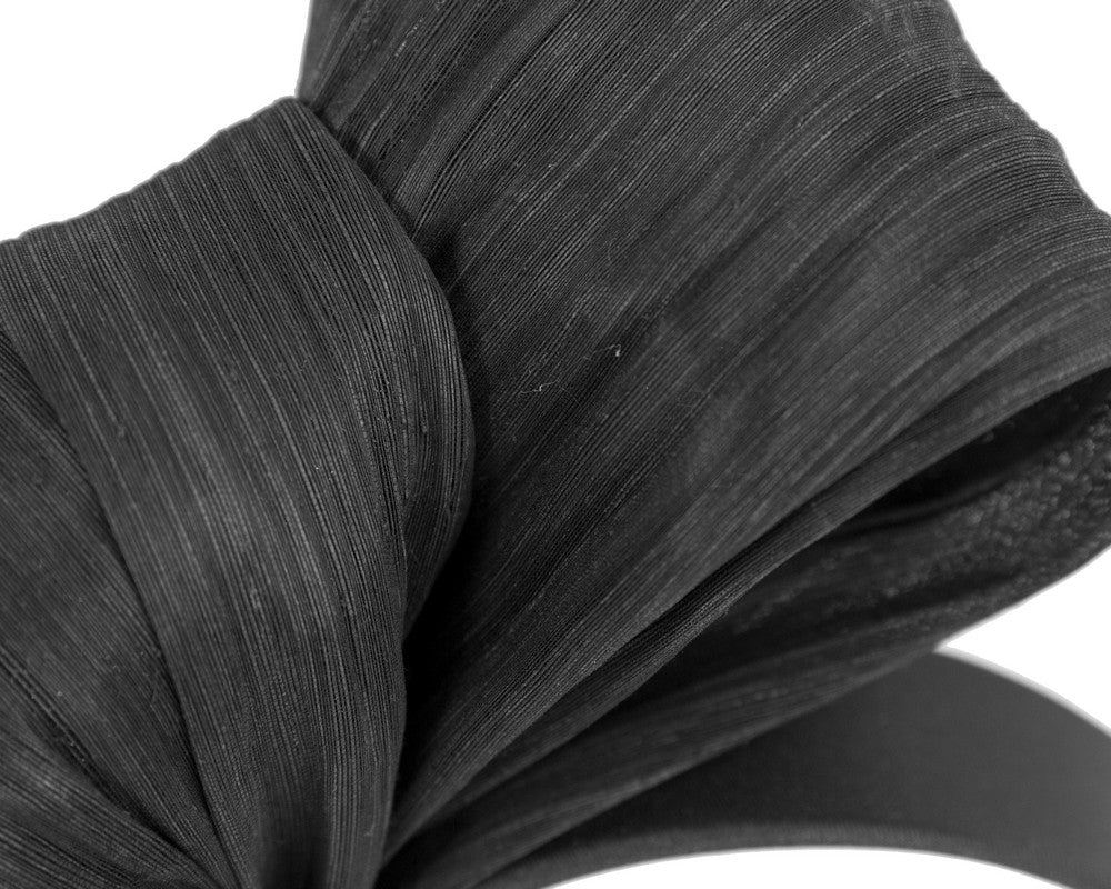 Exclusive black silk abaca bow by Fillies Collection-2