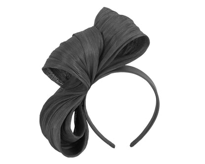 Exclusive black silk abaca bow by Fillies Collection-1