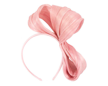 Exclusive blush silk abaca bow by Fillies Collection
