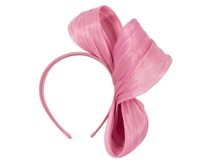 Exclusive dusty pink silk abaca bow by Fillies Collection
