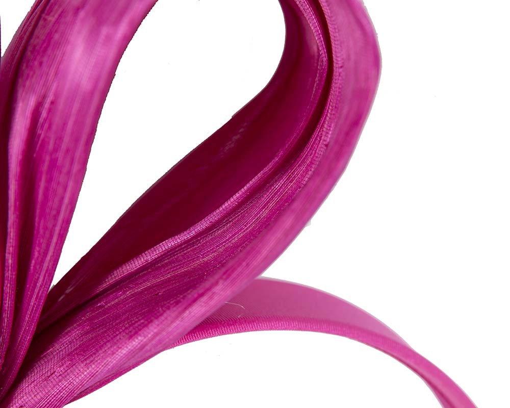 Exclusive fuchsia silk abaca bow by Fillies Collection