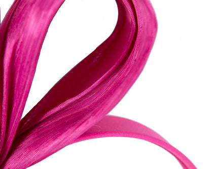 Exclusive fuchsia silk abaca bow by Fillies Collection