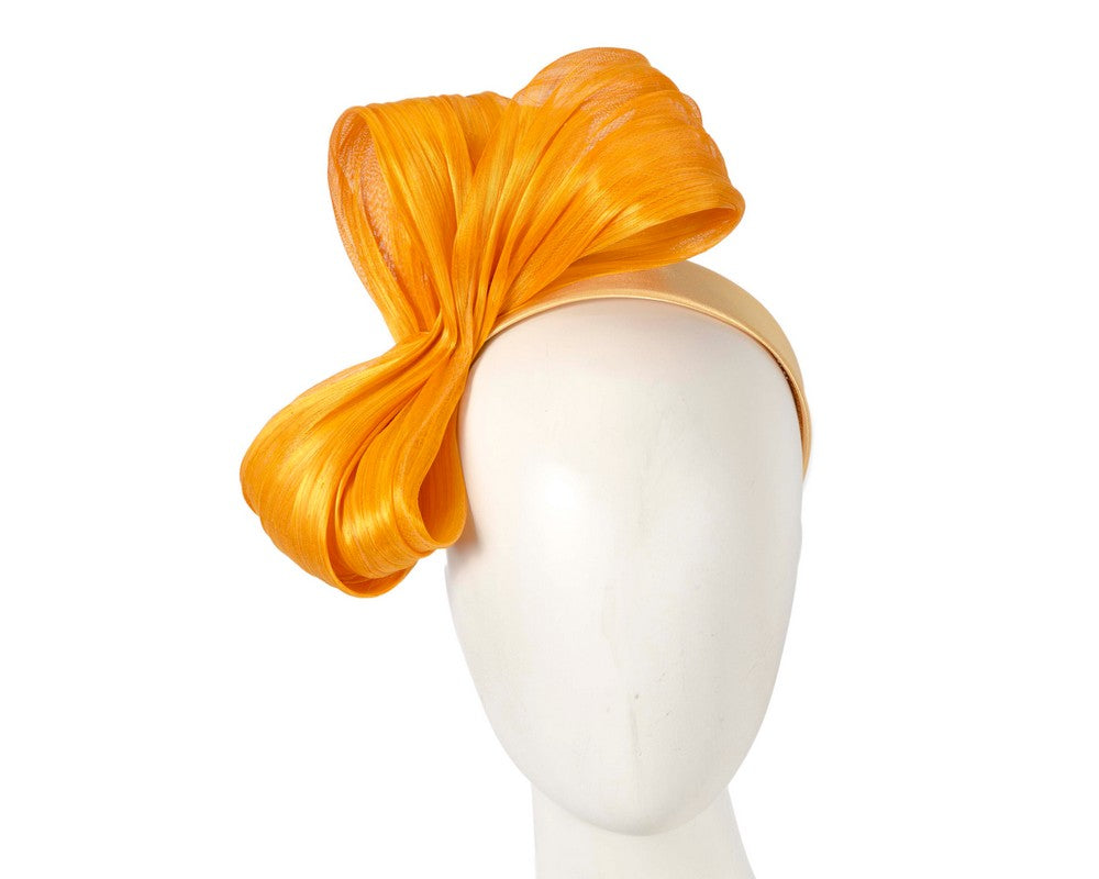Exclusive yellow gold silk abaca bow by Fillies Collection-0