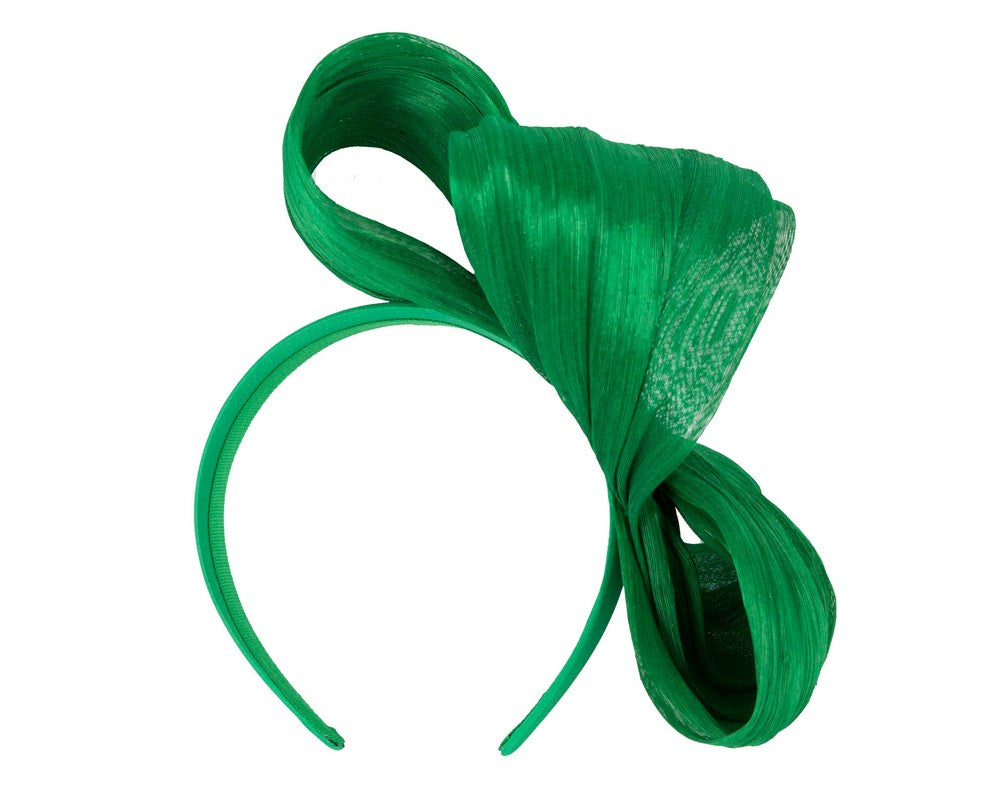 Exclusive green silk abaca bow by Fillies Collection-3