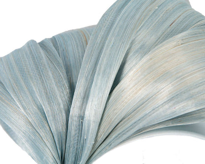 Exclusive light blue silk abaca bow by Fillies Collection