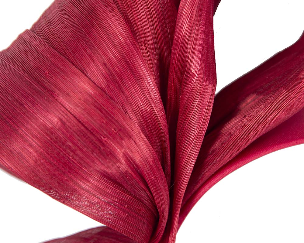 Exclusive red silk abaca bow by Fillies Collection-2