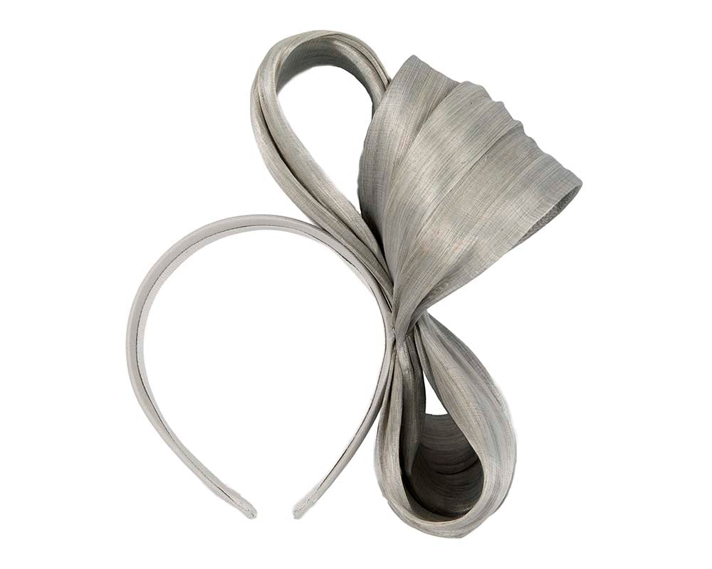 Exclusive silver silk abaca bow by Fillies Collection-3