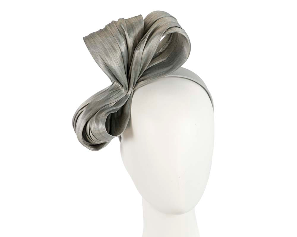 Exclusive silver silk abaca bow by Fillies Collection-0