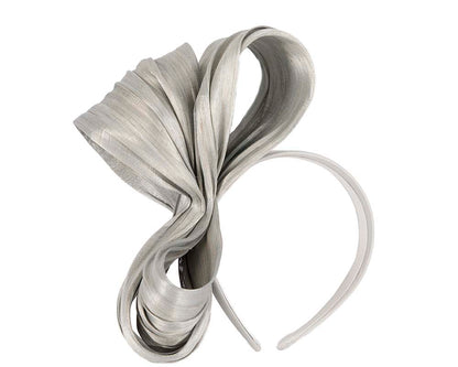 Exclusive silver silk abaca bow by Fillies Collection-1
