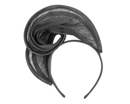 Black headband racing fascinator by Fillies Collection