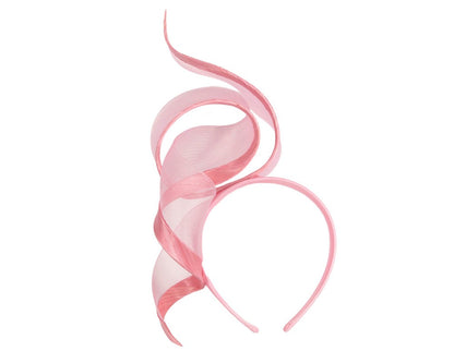 Sculptured dusty pink racing fascinator by Fillies Collection-1