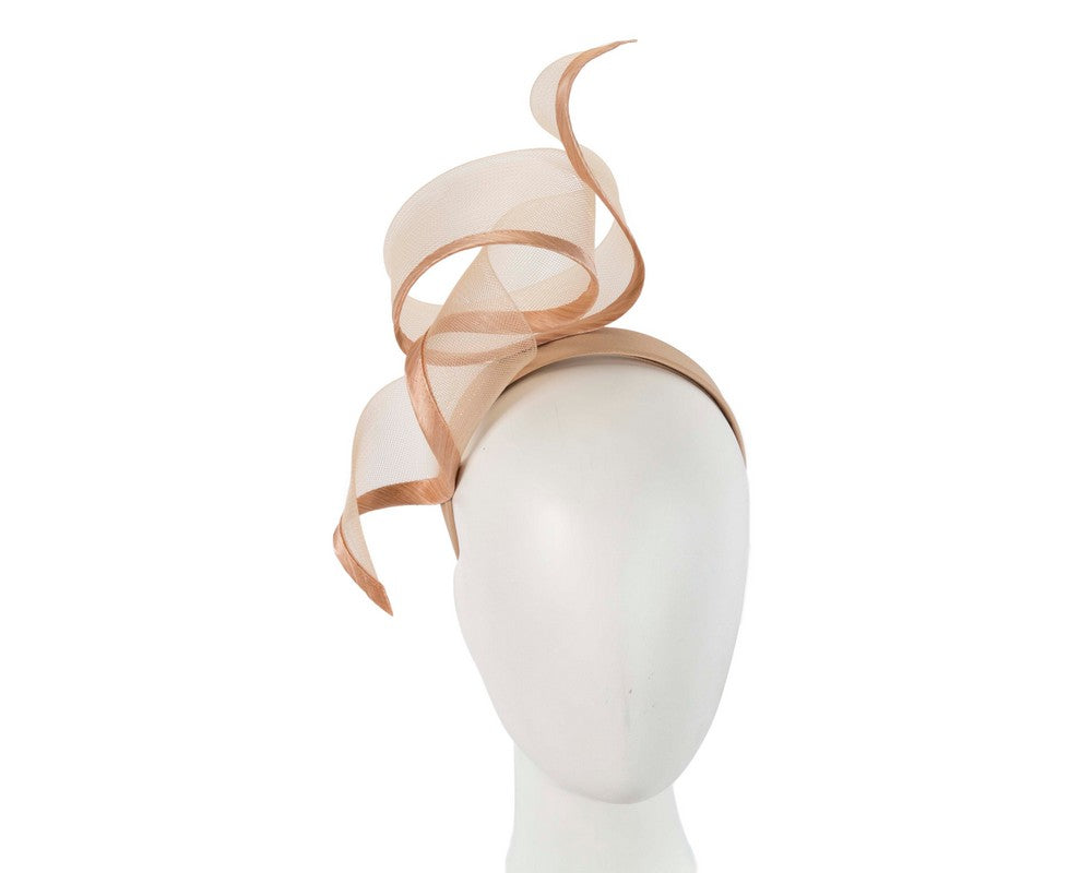 Sculptured nude racing fascinator by Fillies Collection-0
