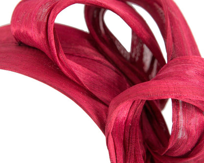Burgundy retro headband by Fillies Collection-2