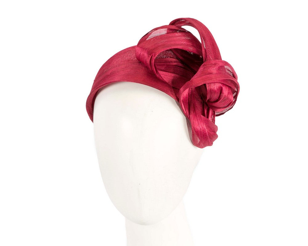Burgundy retro headband by Fillies Collection-0