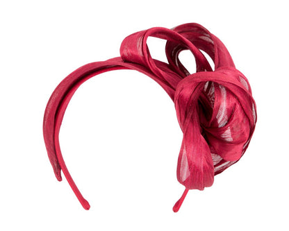 Burgundy retro headband by Fillies Collection-1
