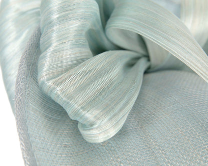 Light blue fascinator with bow by Fillies Collection