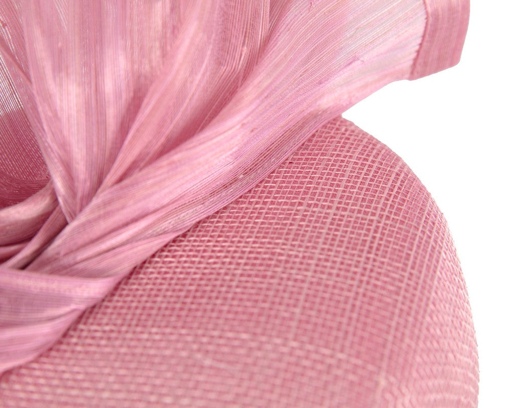 Bespoke dusty pink racing fascinator by Fillies Collection