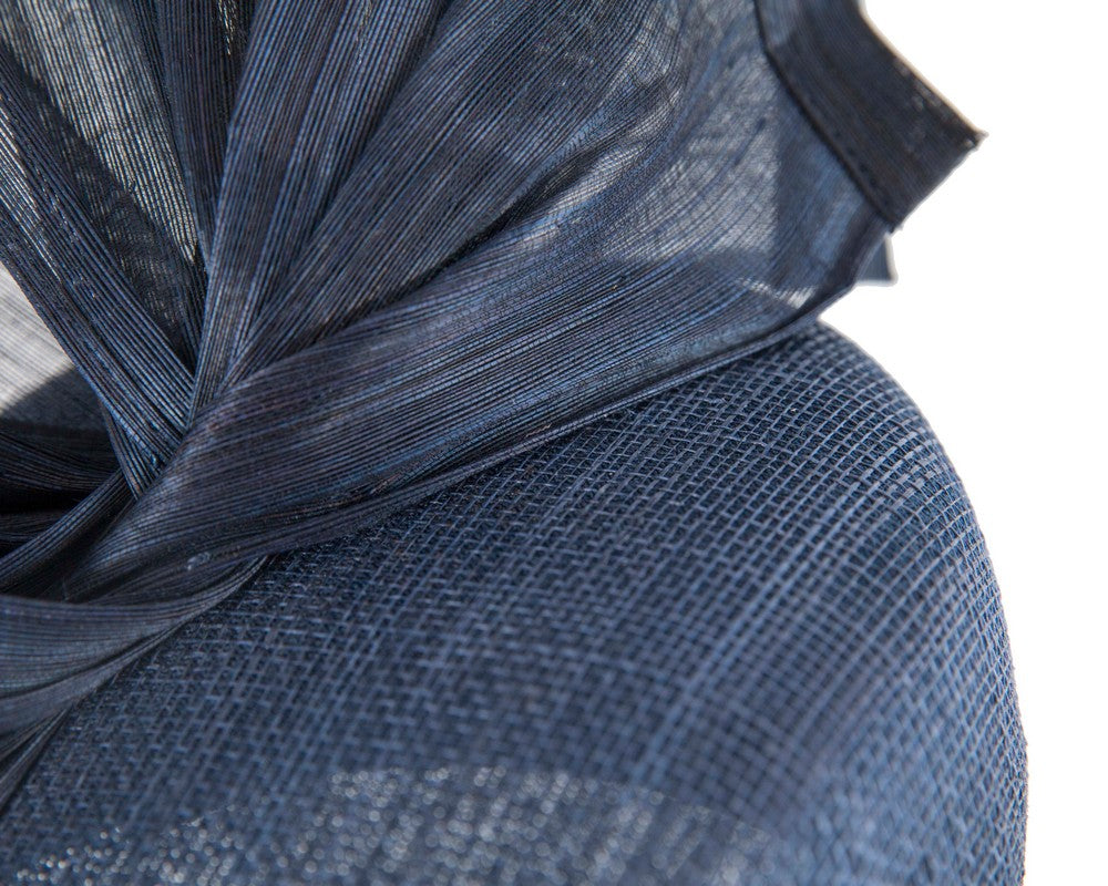 Bespoke navy racing fascinator by Fillies Collection S254