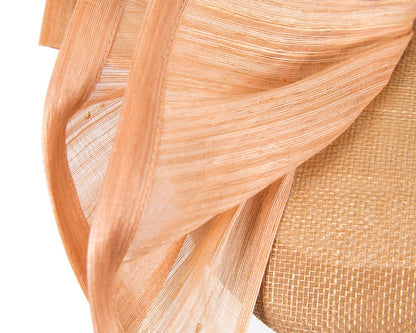Bespoke nude racing fascinator by Fillies Collection S254