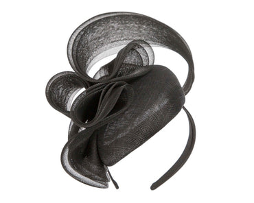 Black racing fascinator by Fillies Collection S255