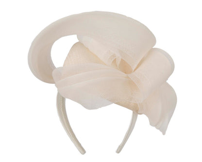 Cream racing fascinator by Fillies Collection-5