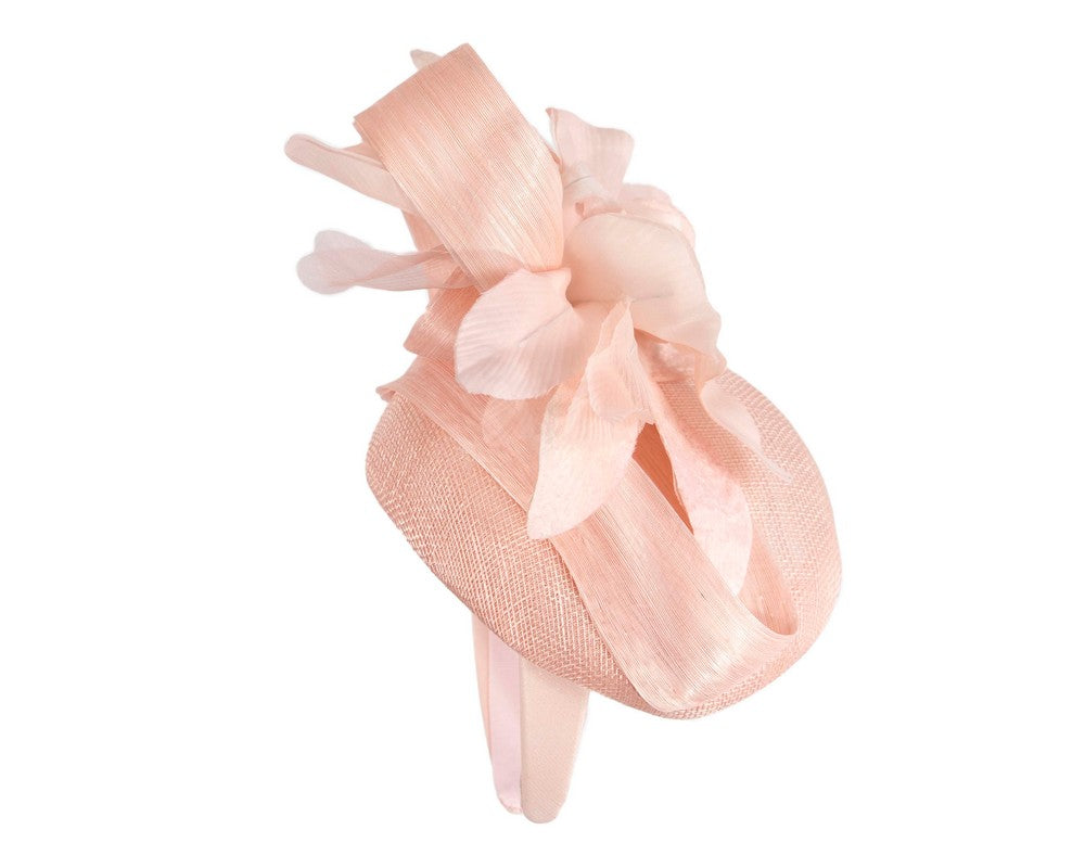 Tall pink racing pillbox fascinator by Fillies Collection-3