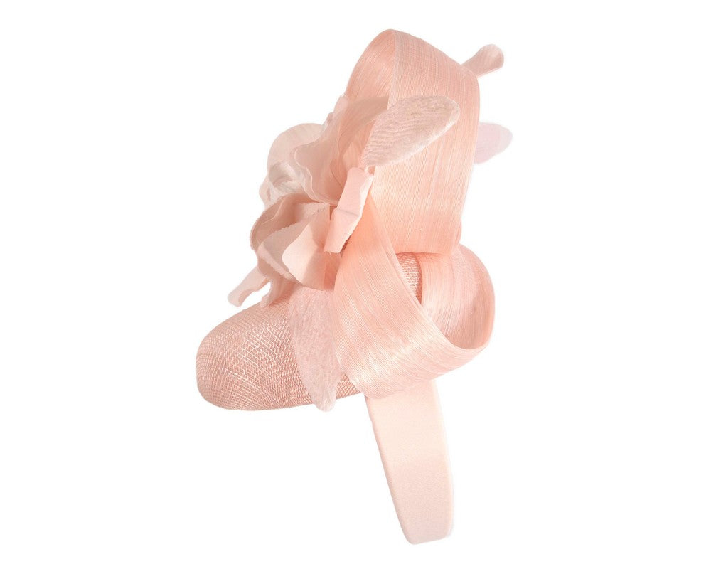 Tall pink racing pillbox fascinator by Fillies Collection-2