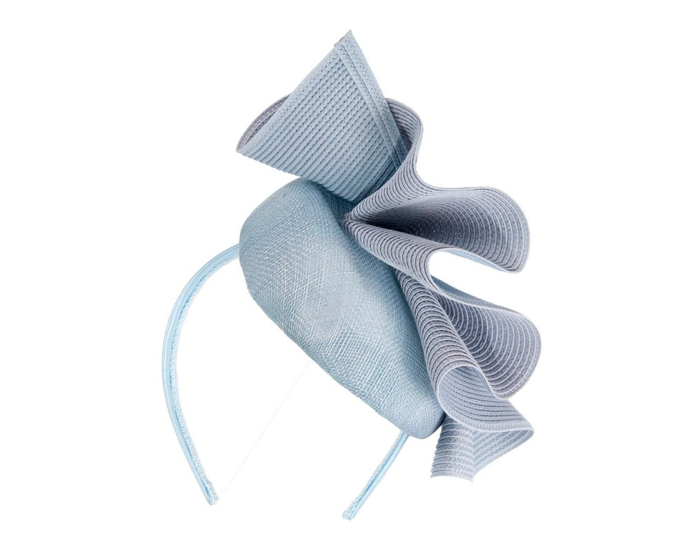 Light blue pillbox fascinator by Fillies Collection-5