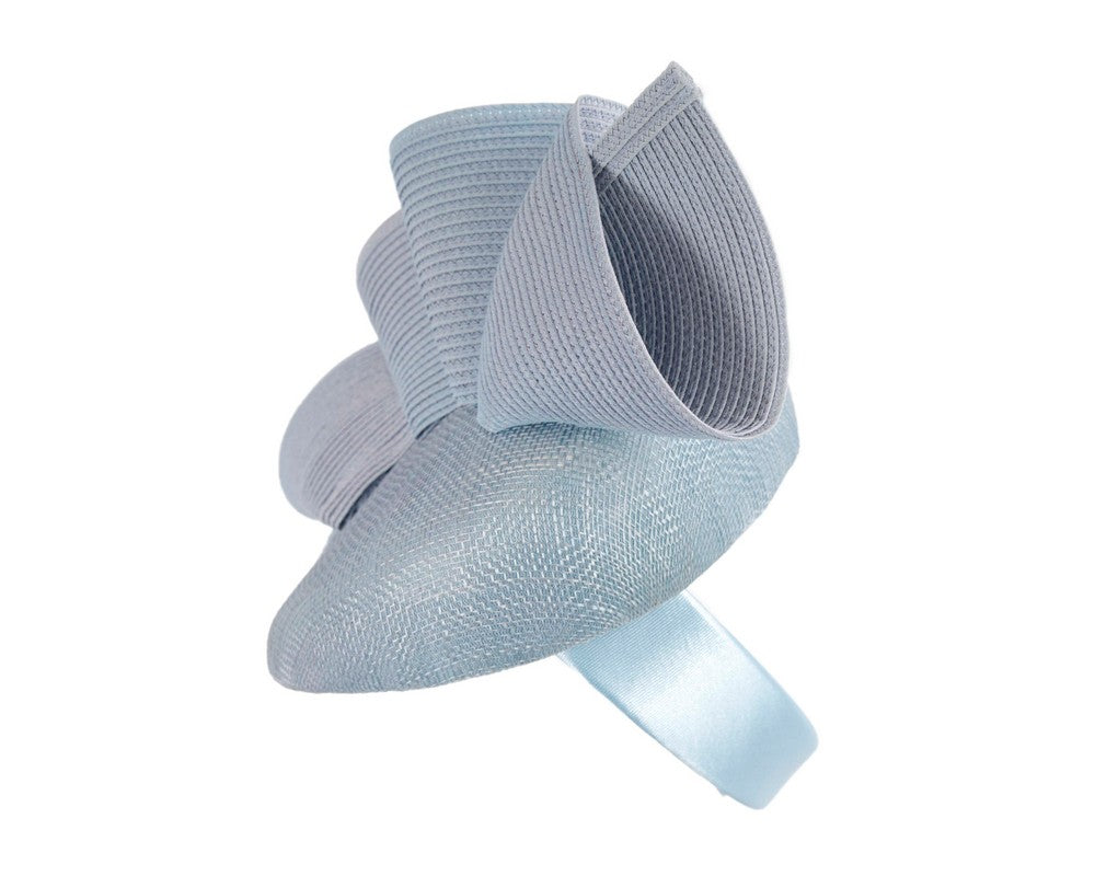 Light blue pillbox fascinator by Fillies Collection-2