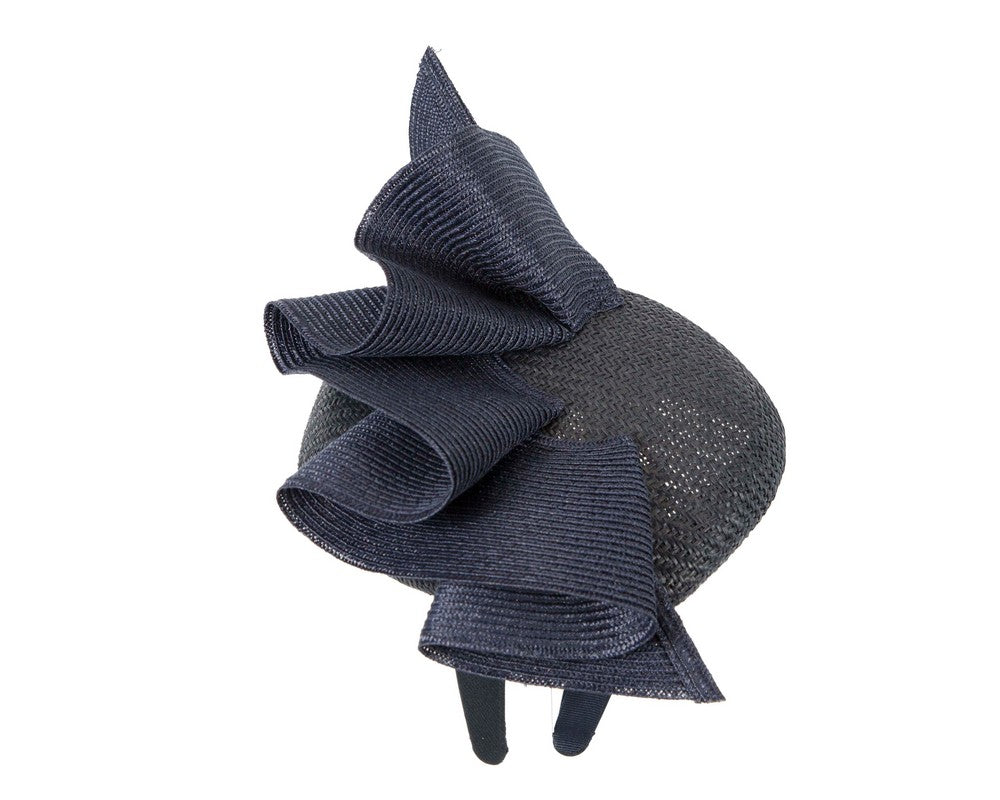 Navy pillbox fascinator by Fillies Collection S259-3
