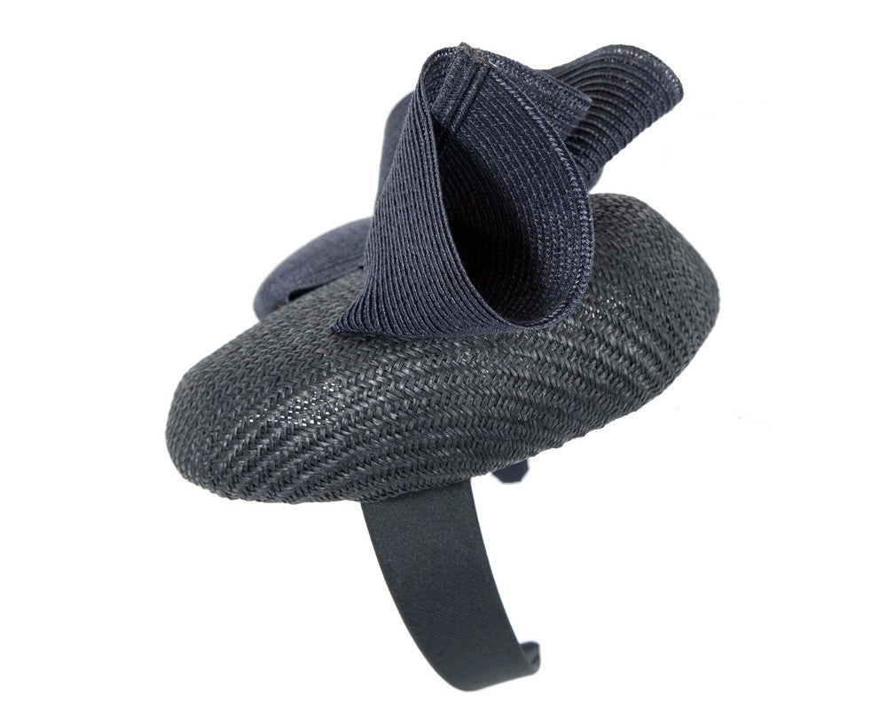 Navy pillbox fascinator by Fillies Collection S259-2