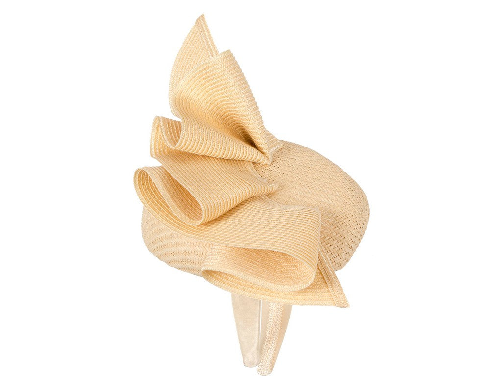 Nude pillbox fascinator by Fillies Collection-3