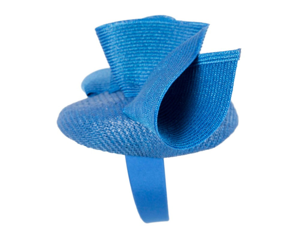 Royal blue pillbox fascinator by Fillies Collection S259