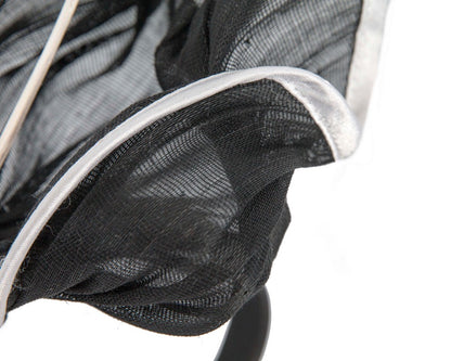 Black & white racing fascinator by Fillies Collection