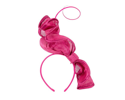 Fuchsia racing fascinator by Fillies Collection-3