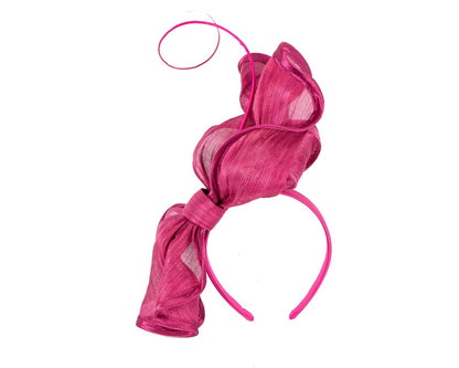 Fuchsia racing fascinator by Fillies Collection-1