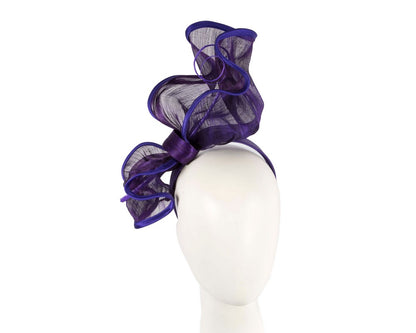 Purple racing fascinator by Fillies Collection-0