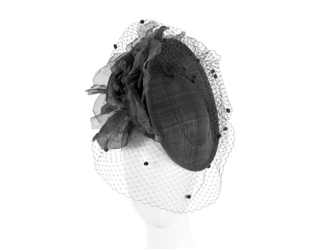 Exclusive black fascinator by Fillies Collection-0
