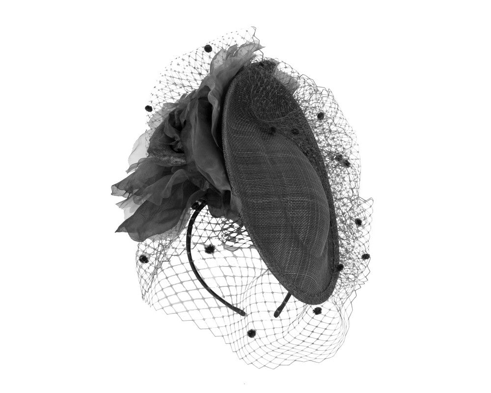 Exclusive black fascinator by Fillies Collection-1