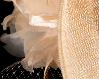 Exclusive gold fascinator by Fillies Collection-2