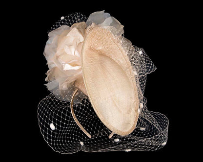 Exclusive gold fascinator by Fillies Collection-1