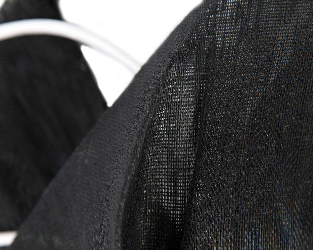 Bespoke black & white fascinator by Fillies Collection
