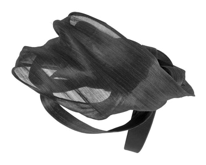 Large Black fascinator by Fillies Collection-2