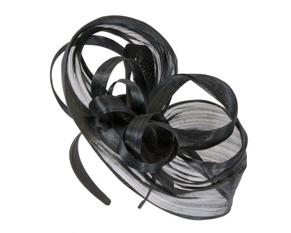 Large Black fascinator by Fillies Collection-1