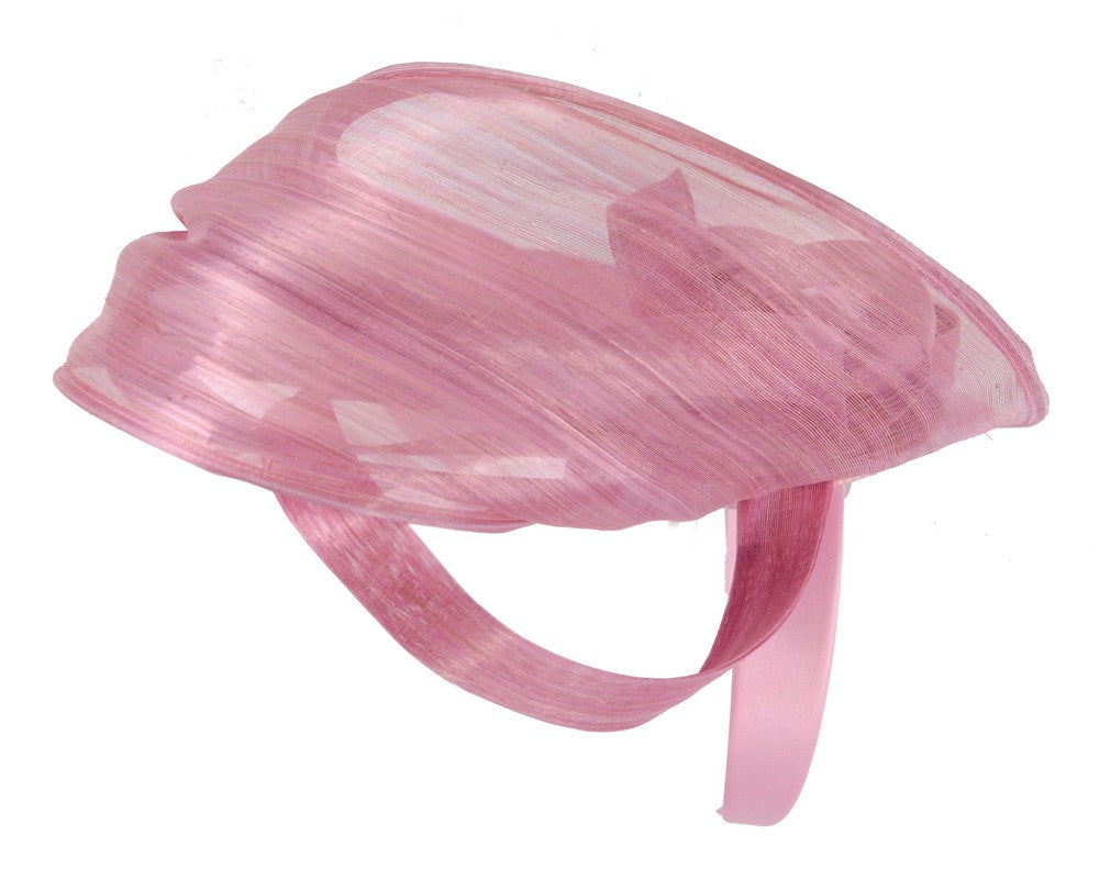 Large Dusty Pink fascinator by Fillies Collection-2