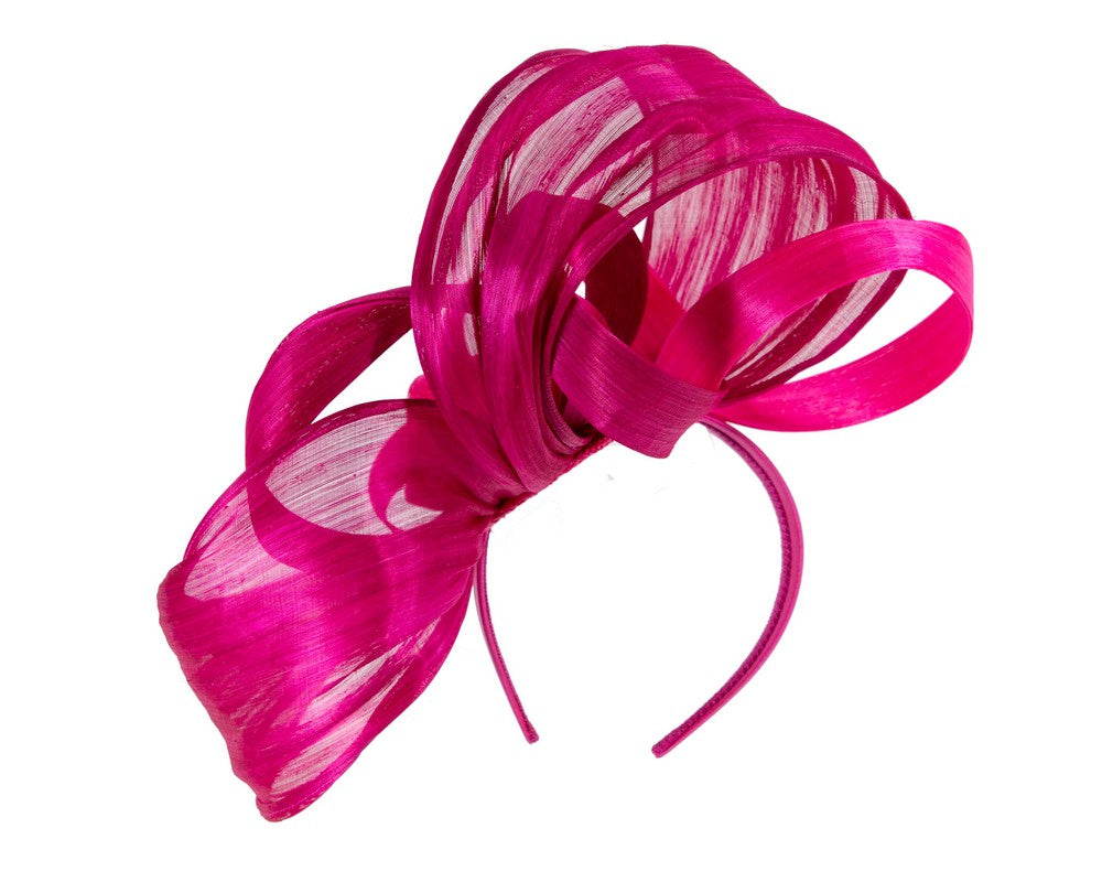 Large Fuchsia fascinator by Fillies Collection-4