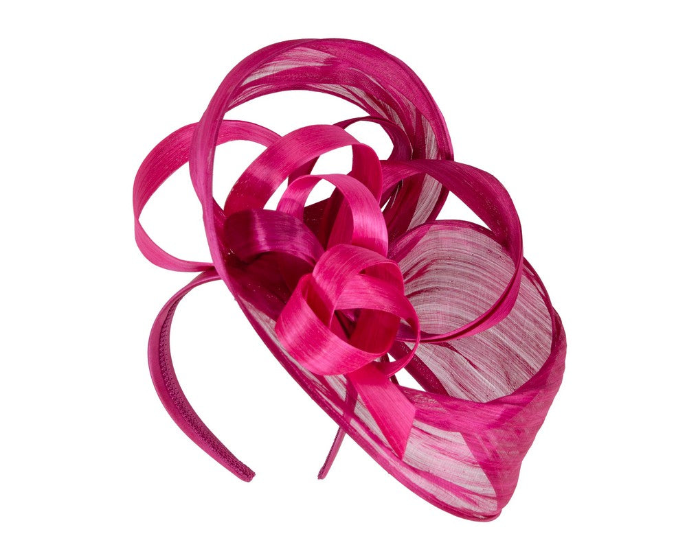 Large Fuchsia fascinator by Fillies Collection-1
